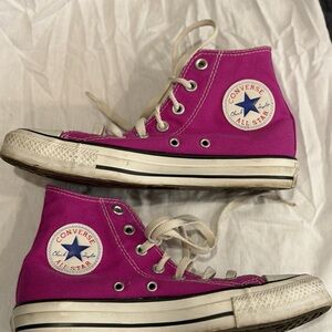 Converse Magenta High-Top Sneakers women’s size 7.5